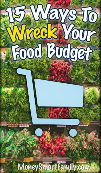 15 Ways to Wreck your Food Budget - Tips for Saving Money!