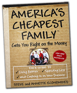 America's Cheapest Family Gets You right on the money book cover.