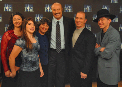 with Dr. Phil after the show