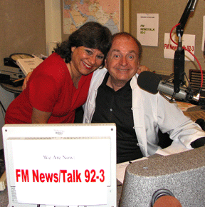 Annette Economides and Pat McMahon on KTAR Radio.