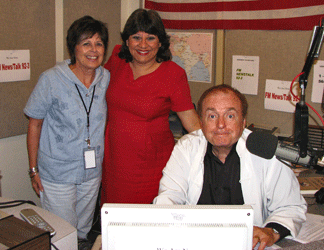 Rosemary Scarfo, Annette Economides and Pat McMahon on KTAR Radio.