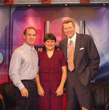 John Hook from Fox News with Steve & Annette Economides