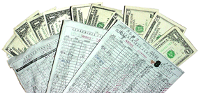 Cash envelopes for kids and adults. Where our kids put their allowance for chores money.