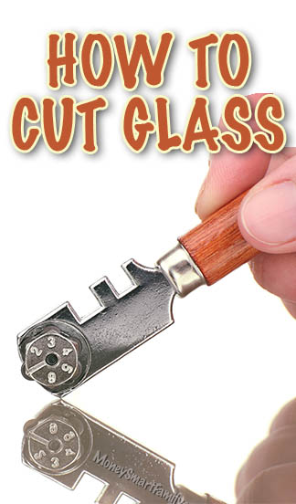 How to Cut Glass at Home by Yourself. A Great Cutting Glass Project.