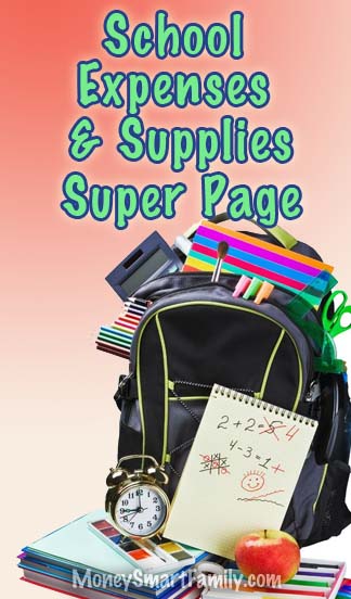 How to Save on School Expenses and Supplies Super Page.