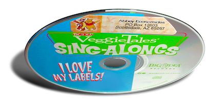 Address label on a cd- unique uses for address labels.