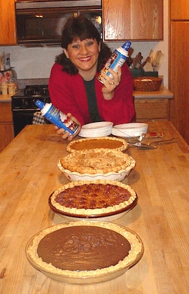 To The Mom 2 Annette Economides with Thanksgiving Pies