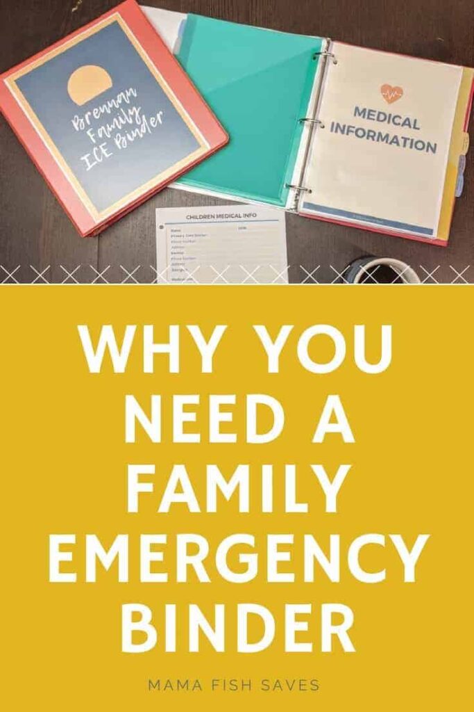 Why You Need a Family Emergency Binder