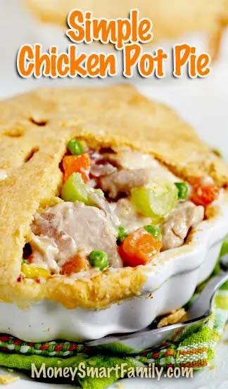 Chicken-Pot-Pie-Vert Simple chicken pot pie recipe