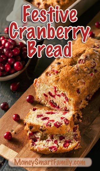 12 Easy Bread Recipes - Round-Up Page 5 An Amazing Cranberry/ Orange quick bread recipe bursting with flavor. #CranberryBread #CranberryOrangeBread #BreadForFall