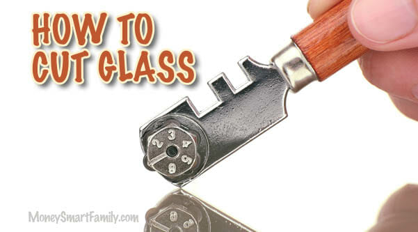 How to Cut Glass and Save Money - A glass cutter, cutting a piece of glass.