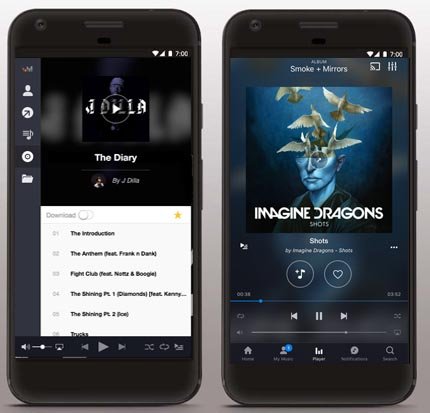 Deezer Music App Screen Shots