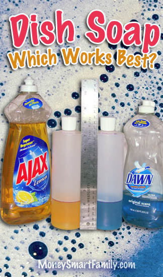 Which Dish Soap is Cheapest & Best: Dawn, Ajax or Walmart? 4 Dish Soap Tests - Which Brand Works Best?