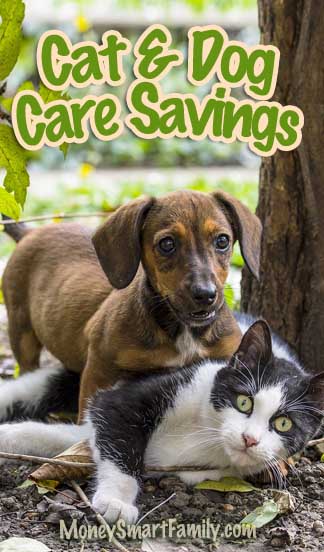 Cat & Dog Care Money Savings Tips Page #SaveMoneyCatCare #SaveMOneyDogCare