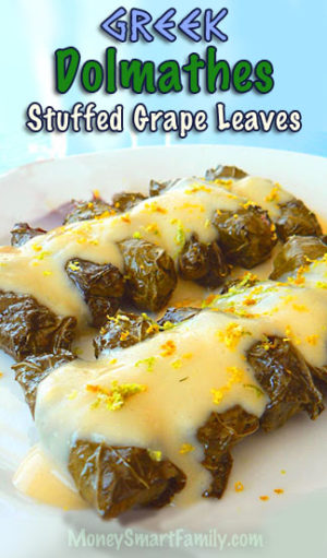 Ground Beef Main Dish Recipe Collection 14 Greek Dolmathes - Grape Leaves with Egg Lemon Sauce #GreeKDolmathes #GreekDolmades #StuffedGrapeLeaves #GrapeLeaves #AvgolemonoSauce #GreekEggLemonSauce