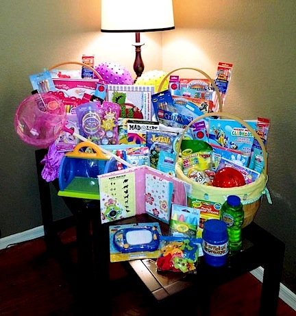 Special Occasion Gifts, Tips & Ideas 7 Easter baskets full of candy.
