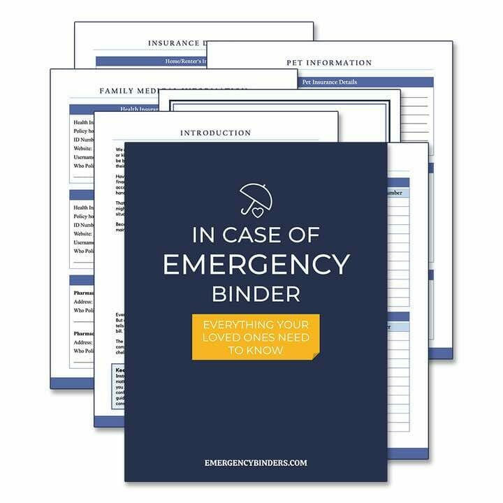 5 Required Emergency Fund Examples to Protect Your Future 7 The Family Emergency Binder