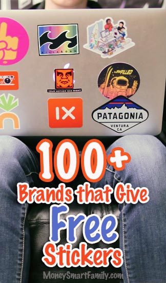 How to get free stickers from 100+ companies or brands.
