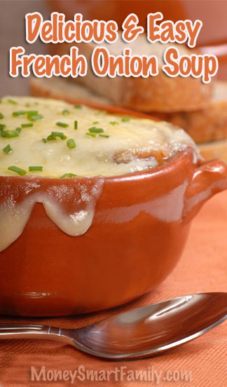 French Onion Soup Recipe-Delicious, Easy, In the Crockpot! #FrenchOnionSoup #FrenchOnionSoupCrockpot #FrenchOnionSoupBeef