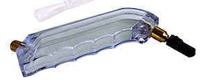 Easy! How to Save Money Cutting Glass at Home DIY 3 Clear plastic Glass Cutter with oil chamber.