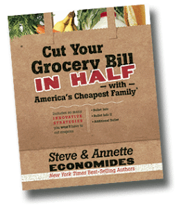 How often do you go to the grocery store? 1 Cut your grocery bill in half with America's Cheapest Family - Steve & Annette Economides
