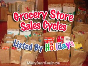 Grocery Store Sales Cycles: Save a Ton Of Money on Holiday Deals