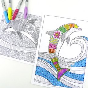 FREE Coloring Pages for Adults: 25 Creative Printable Pages To Relax 20 Shabby Creek Coloring page sample for adults.