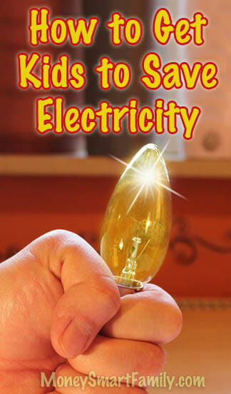 In your home - kids save electricity!