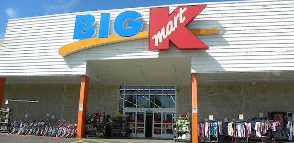 Best Inexpensive Places to Cash Personal Checks Without A Bank Account 2 Kmart cashes personal checks - store front with a logo on it.