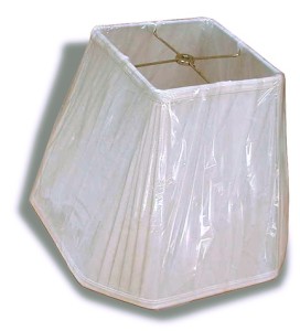 10 Unique Family Recreation Ideas—Save Money, Have Fun 2 A white lampshade with plastic wrap on it.