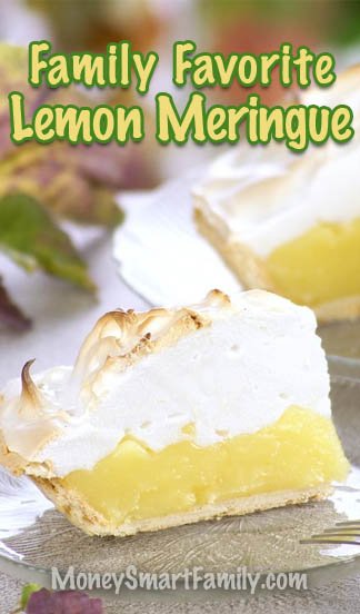 A Melt-in-your-Mouth Lemon Meringue Pie Recipe, a Family Favorite! #LemonMeringuePie #LemonPie #MeltInYourMouthPie