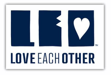 Love Each Other free sticker