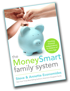Money Gifts for Kids: Should You Give Cash Presents to Your Adult Children? 5 The MoneySmart Family system book cover, by Steve & Annette Economides