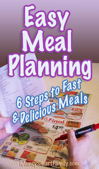 Easy Meal Planning to make menus