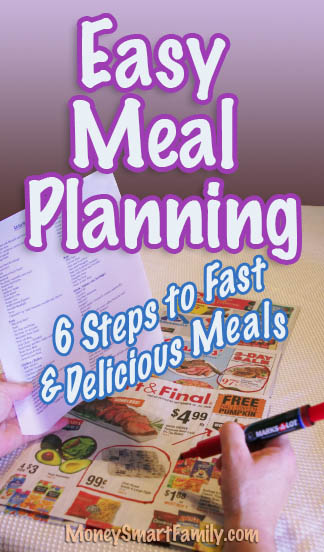 Easy Meal Planning to make menus