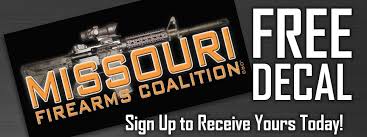 Missouri Firearms Coalition Free Sticker