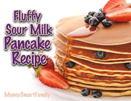 12 Easy Bread Recipes - Round-Up Page 13 How to make fluffy, sour milk pancakes.
