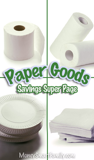 Paper Goods/ Disposables - Money Savings Tips