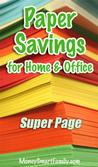 Home Office Paper Savings, many tips and ideas!