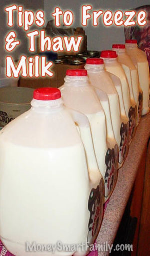9 Easy Tips to Freeze Milk and How to Thaw it Safely 3 Tips for freezing milk and thawing milk.
