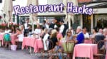 Money Saving Tips for saving money at restaurants - restaurant hacks