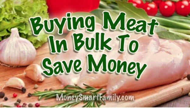 Buy Meat in Bulk to save money/
