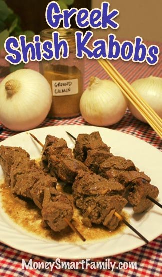 Chunk Beef Main Dish Recipes - Recipe Round-Up 9 Delicious Greek Shish Kabob Recipe with a Very Unique Seasoning. #ShishKabob #GrilledShishKabob #GreekShishKabob