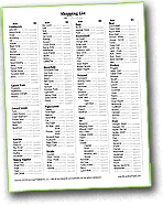 Free Shopping List