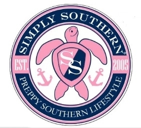 Simply Southern Free Sticker with a turtle in the middle.