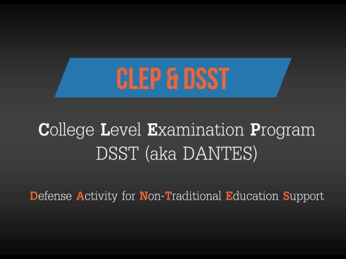 College Home Study Program: Wow! A $3100 Degree - Dual Credit At Home 5 Clep and Dantes (DSST) Defined