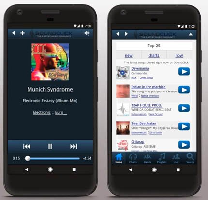 Soundclick Music Download app screenshots