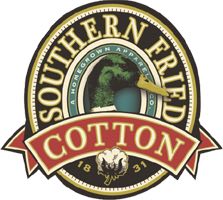 Southern Fried Cotton Free Logo Sticker.