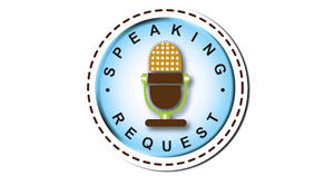 Steve & Annette Speaking 2 speaking request button