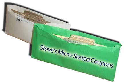 Couponing for Beginners: How to Find & Start Using Coupons 3 Steve's coupon filing system - 2 Envelopes